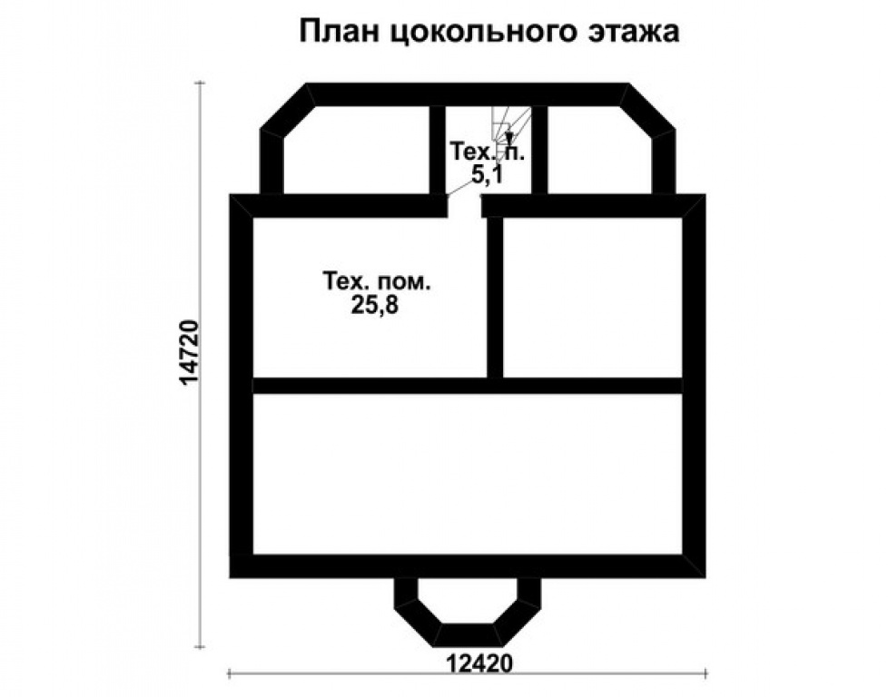 Проект дома Проект дома AS-2259 - Фото 1