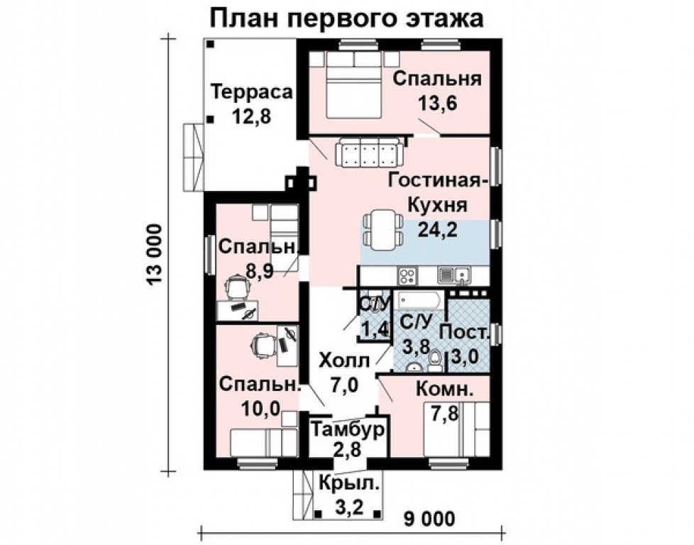 Проект дома Проект дома AS-2334 - Фото 1